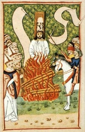 14. Master Jan Hus was burnt at the stake