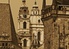 the paired towers on the Malá Strana side of Charles Bridge 